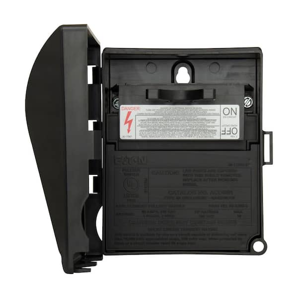 Outdoor 60 Amp 240-Volt Non-Fuse Non-Metallic Air Conditioning Disconnect (ACD60RT)