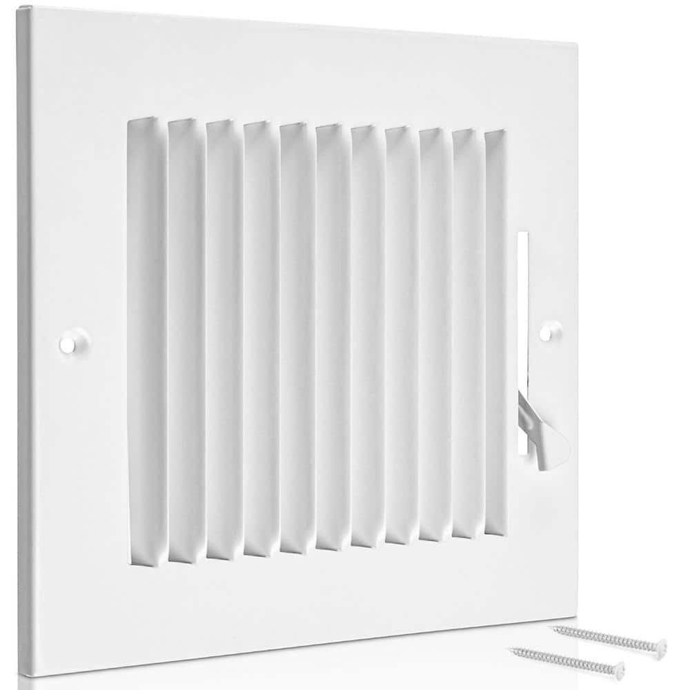 HOME INTUITION 6 in. x 6 in. 3Way Air Vent Covers for Home Ceiling or