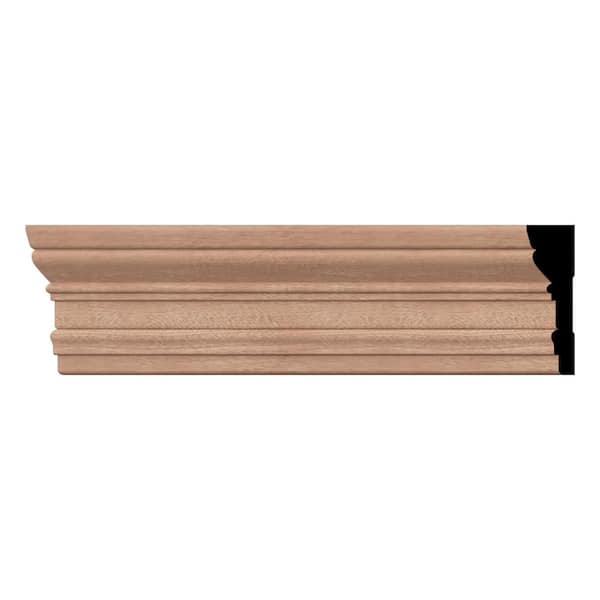Ekena Millwork WM318 0.88 in. D x 3.25 in. W x 96 in. L Wood (Sapele Mahogany) Colonial Casing Moulding