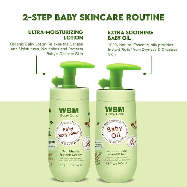 WBM Newborn Essentials Baby Gift Set Includes Baby Shampoo and Body Wash, Baby  Oil, Lotion, Face Cream, Baby Powder, Wipes HD-BABY-GF-11 - The Home Depot