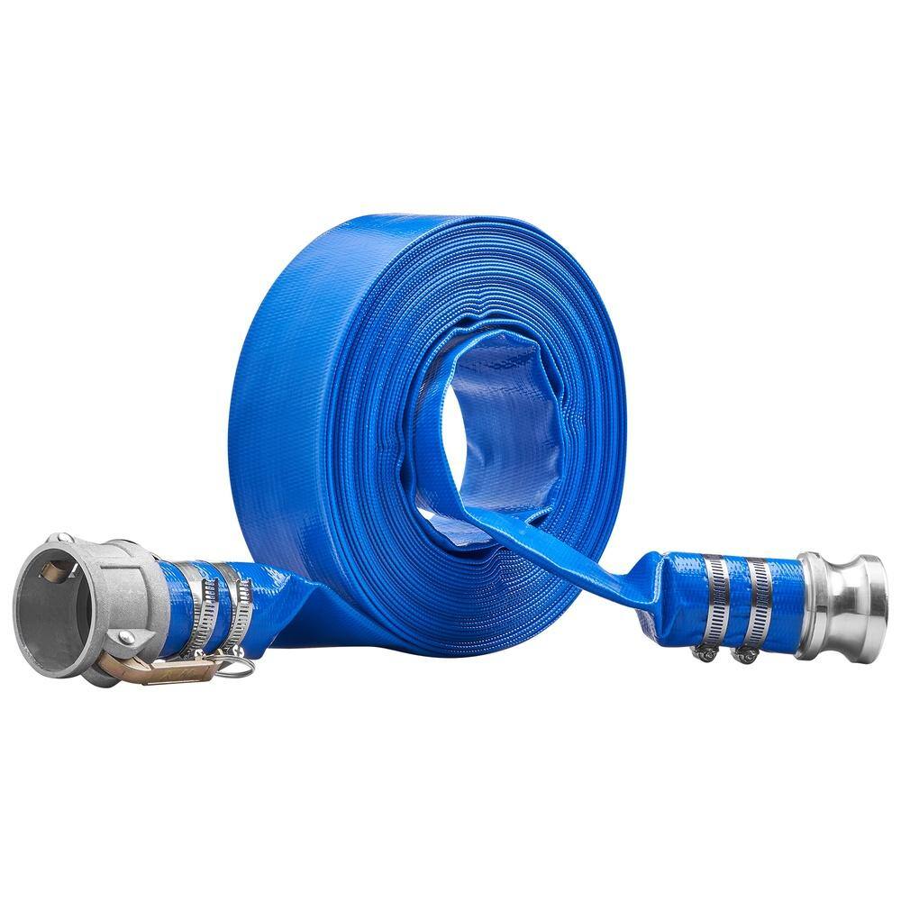 Pool Drain Hose 2 in. x 50 ft. PVC Backwash Hose with Aluminum Camlock Fittings price history on PriceWatchPro