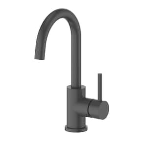 Renoir Single-Handle Standard Sprayer Kitchen Faucet in Electric Matte Black