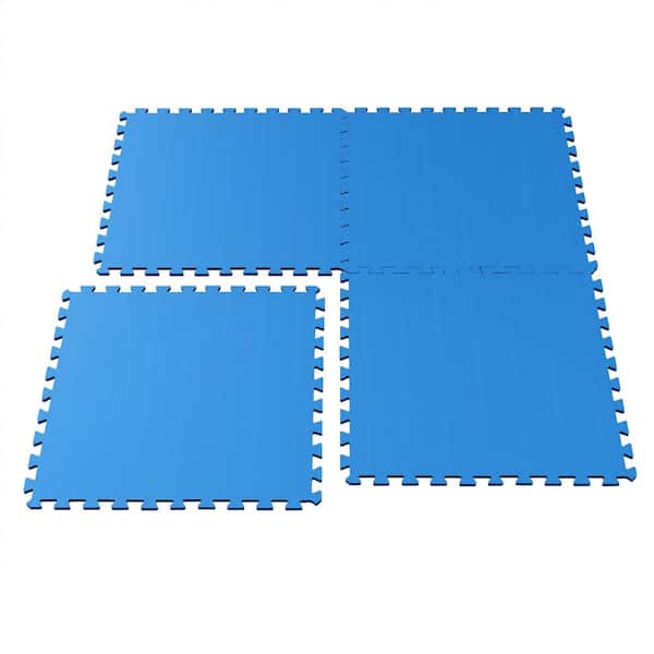 Stalwart Ultimate Comfort Blue 24 in. x 24 in. Foam Garage Floor (4-Pack) Stalwart Ultimate Comfort Blue 24 in. x 24 in. Foam Garage Floor (4-Pack)