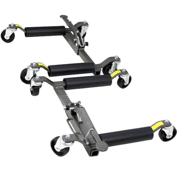 Ami 1500 lbs. Heavy-Duty Wheel Dolly in Gray (2-Sets)