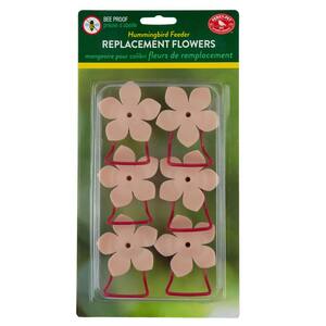 Replacement Pink Phlox Flower Feeding Ports and Perches