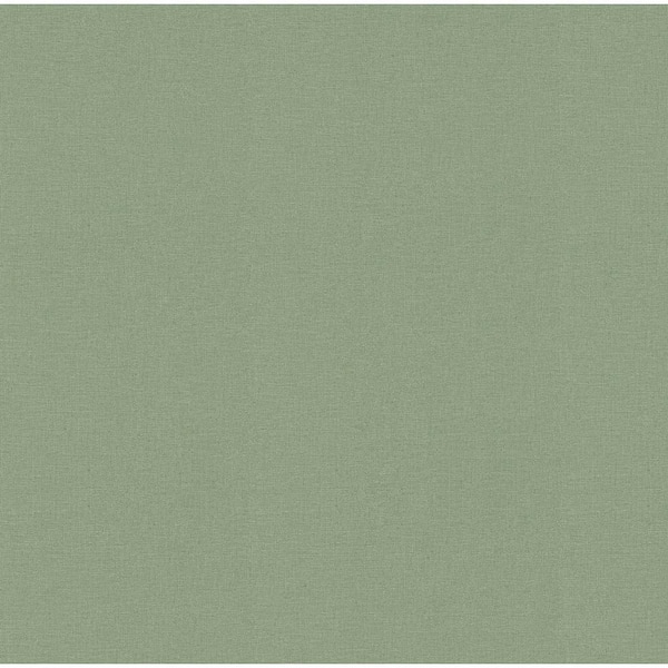 A-Street Prints Meade Green Fine Weave Wallpaper