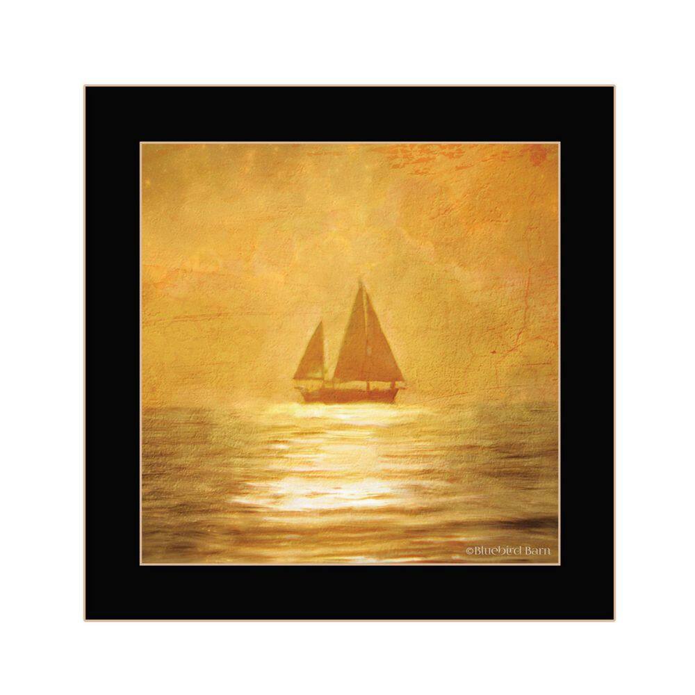 1-Piece Framed Graphic Print Nautical and Beach 14.00 in. x 14.00 in. price history on PriceWatchPro
