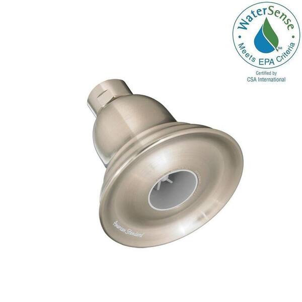 American Standard FloWise 1-Spray 3.3 in. Single Wall Mount Fixed Shower Head in Brushed Nickel