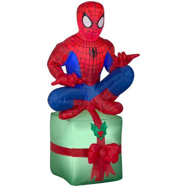 Unbranded 42 in. Inflatable Airblown-Spider-Man On Present