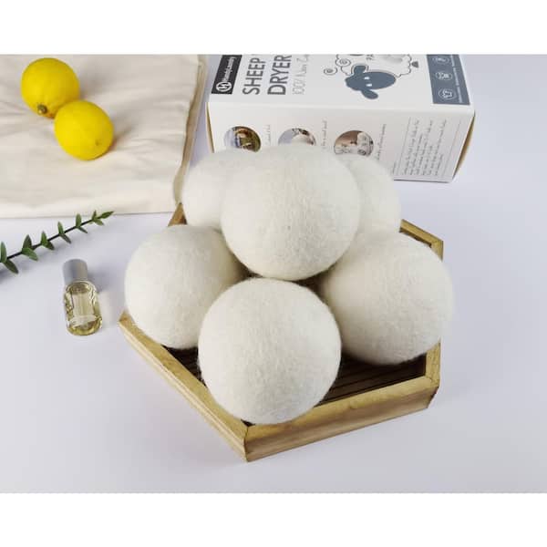 Plant Therapy Wool Dryer Balls and Sparking Peppermint Laundry