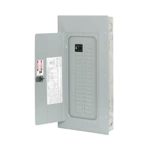 BR 100 Amp 30-Space 30-Circuit Indoor Main Breaker Loadcenter with Cover and Copper Bus