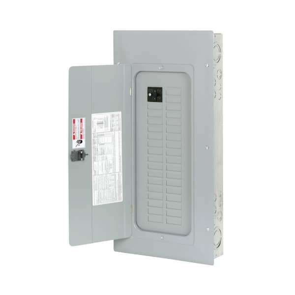 Eaton BR 100 Amp 30-Space 30-Circuit Indoor Main Breaker Loadcenter with Cover and Copper Bus