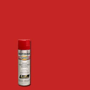 15 oz. High Performance Enamel Gloss Safety Red Spray Paint (6-Pack)