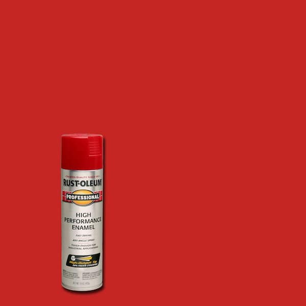 Rust-Oleum Professional 15 oz. High Performance Enamel Gloss Safety Red Spray Paint