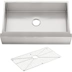 KOHLER Strive Undermount Farmhouse Apron Front Stainless Steel 36 in ...