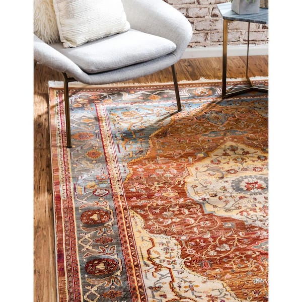 Baracoa Miramar Rust Red 2' 2 x 3' 0 Area Rug