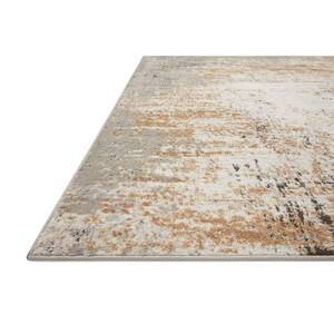 Bianca Stone/Gold 6 ft.7 in. x 9 ft.2 in. Contemporary Area Rug