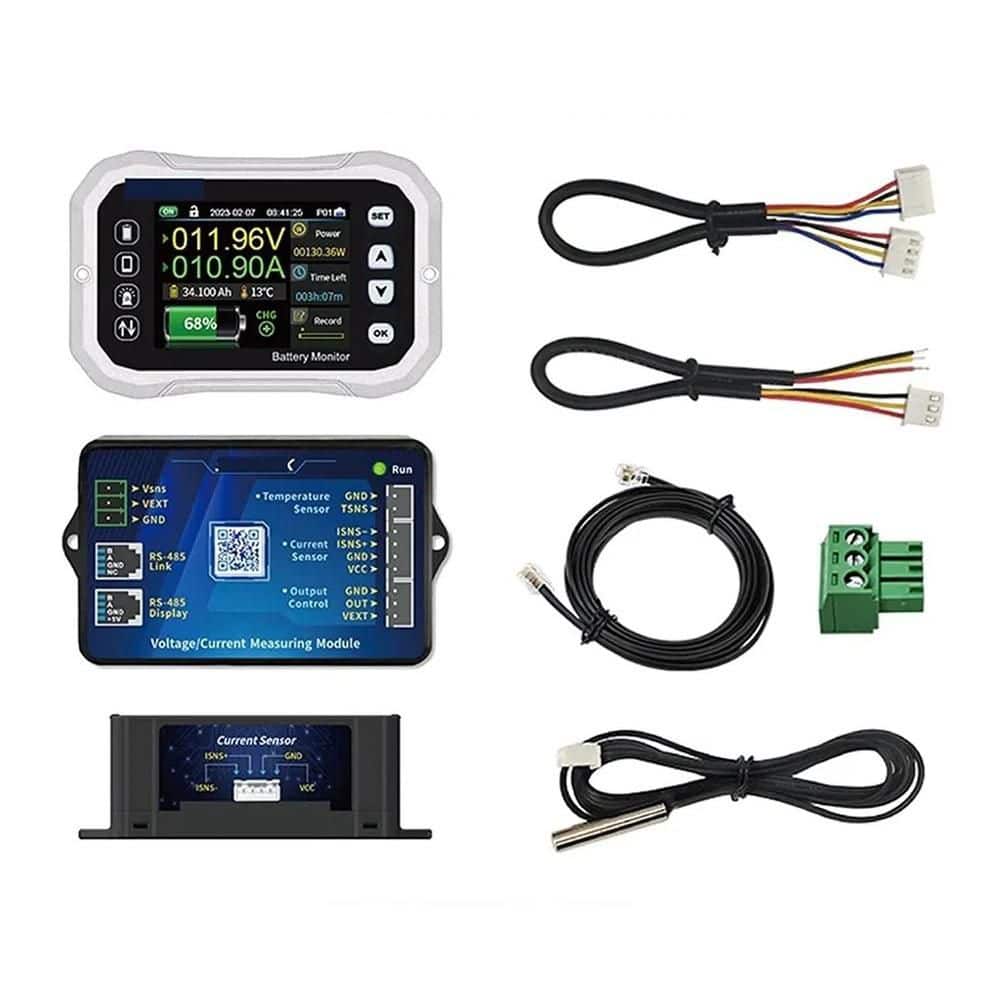 120-Volt 100A Smart Bluetooth Battery Monitor Current and Power Tester w/Ap