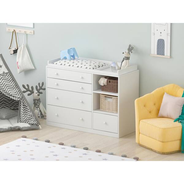 Babyletto Modo 3-Drawer Changing Table Dresser In Espresso/White