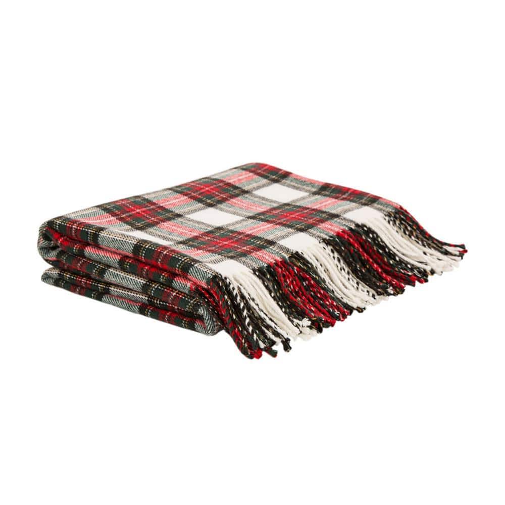60 in. L Lodge Plaid Woven Throw price history on PriceWatchPro