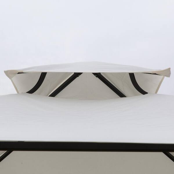 Outsunny 10 ft. L x 10 ft. W x 8.5 ft. H Decorative Steel
