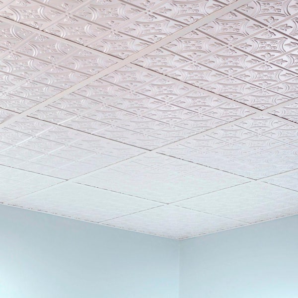 100 sq. ft. White Suspended Ceiling Kit