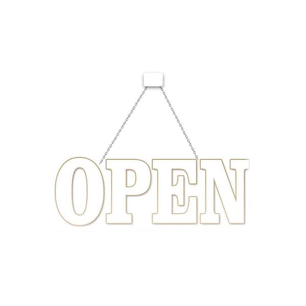 LED Open Sign Ultra Bright Series Rectangular Acrylic Finish Business Sign for Window Store Bar Restaurant Hotel