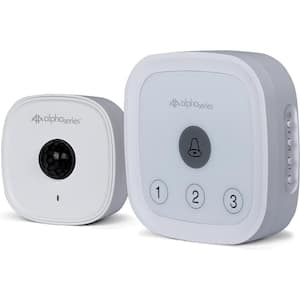 Alpha Series Wireless Motion Sensor and Chime Alarm Kit (2-Pack)