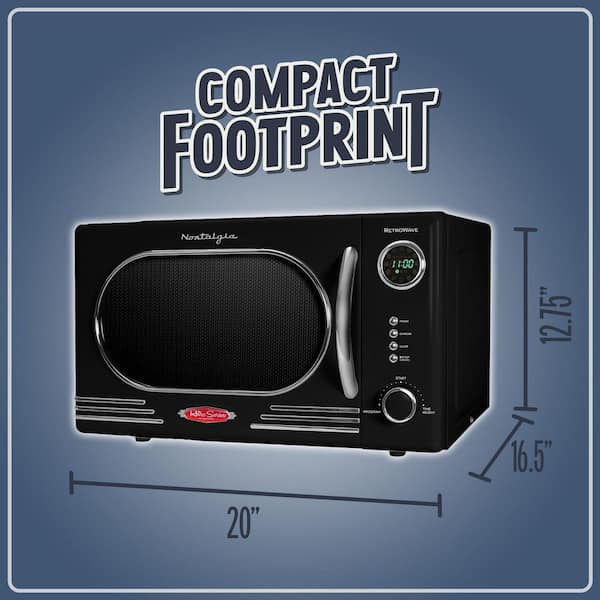 Nostalgia Retro 14.92 in. Wide 1.1 cu. ft. Electric 1000-Watts