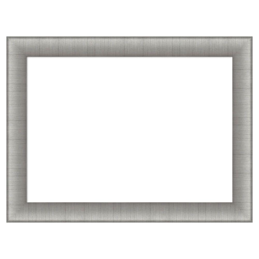 Elegant Brushed Pewter 33 in. x 25 in. Polystyrene Framed Dry Erase Magnetic Memo Board price history on PriceWatchPro
