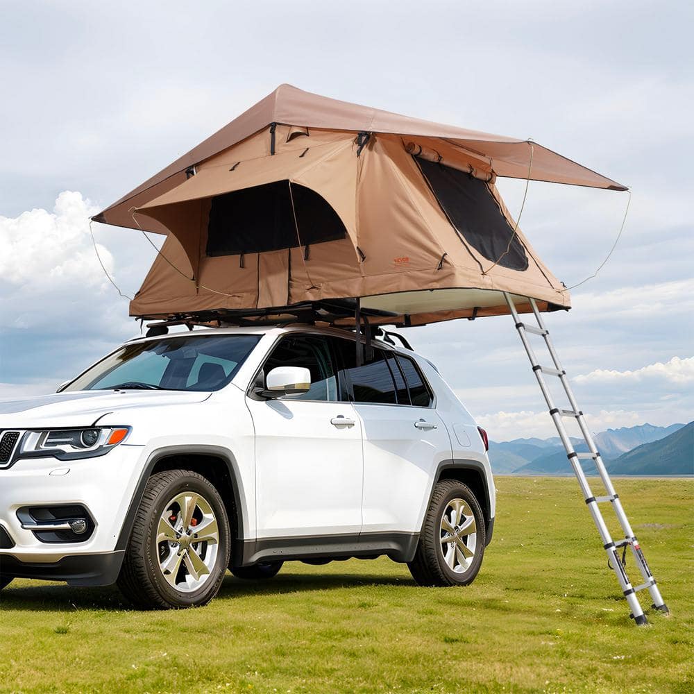 VEVOR Rooftop Tent Hard Shell, Naturnest Rooftop Tent