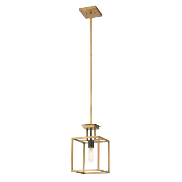Unbranded 1-Light Olde Brass and Bronze Standard Mini-Pendant
