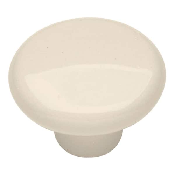 HICKORY HARDWARE English Cozy 1-1/2 in. Light Almond Cabinet Knob