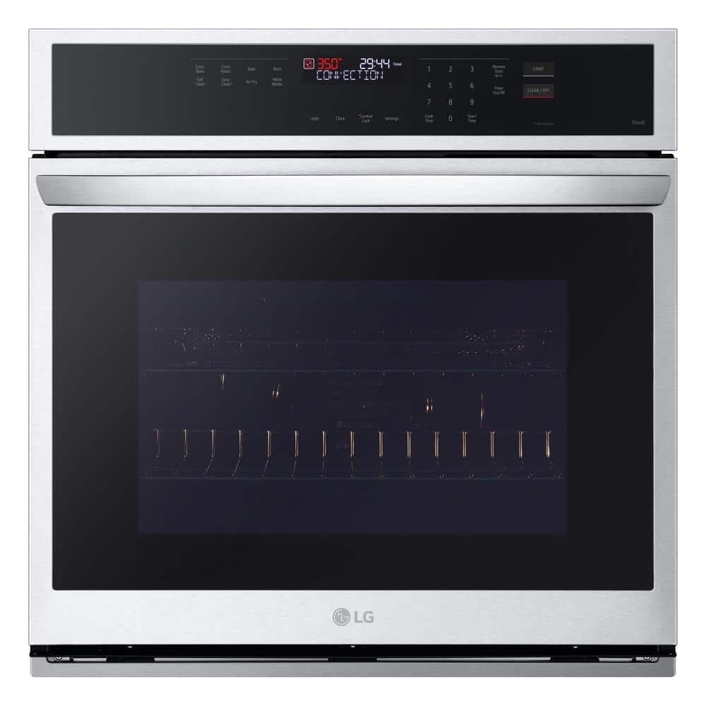 LG 4.7 Cu. Ft. Black Stainless Steel Smart Wall Oven
