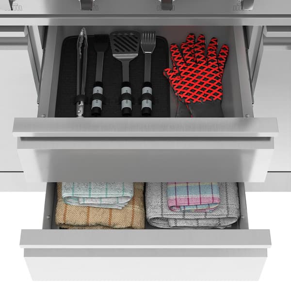 Koolmore Reserve Outdoor Kitchen Island with 6-Burners, Sink