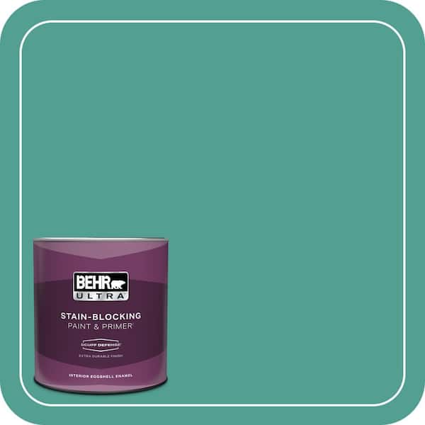 BEHR ULTRA 1 qt. Home Decorators Collection #HDC-WR15-9 Aqua Revival Extra Durable Eggshell Enamel Interior Paint & Primer