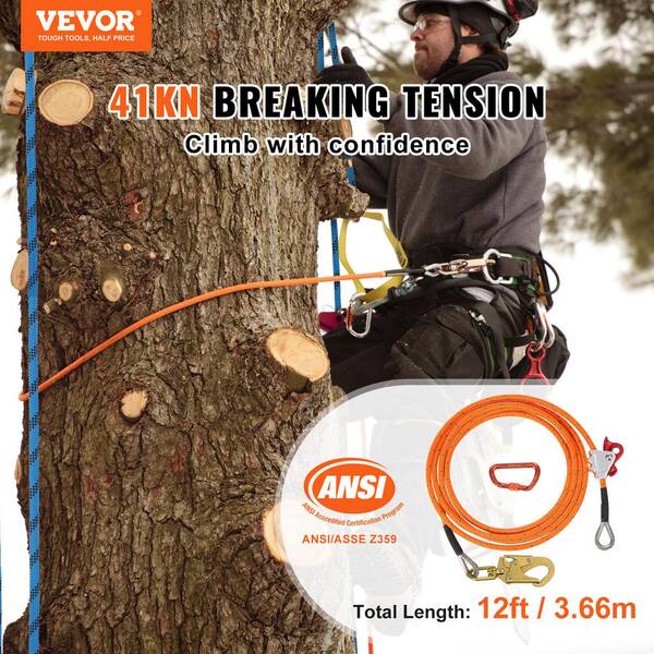 SKYSHALO Steel Core Flipline, 12 ft. Arborist Flipline, Flip Line