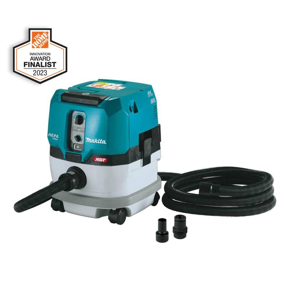 Makita 40V max XGT Brushless Cordless 2.1 Gallon HEPA Filter Dry Dust  Extractor, AWS Capable, Tool Only GCV02ZX - The Home Depot