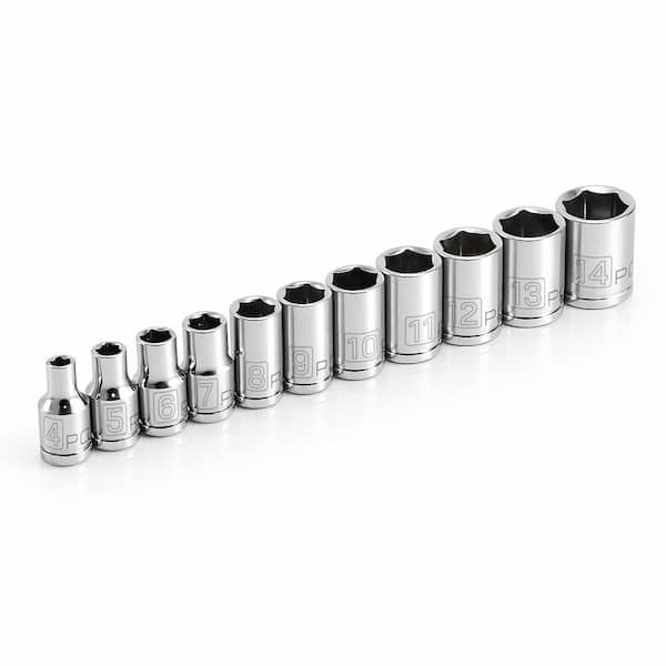1/4 in. Drive Metric Socket Set (11-Piece)