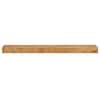 Dogberry Collections 60 in. Aged Oak Smooth Timber Floating Shelf-Versatile Wood Mantel and Wall Shelf s-smth6063agok
