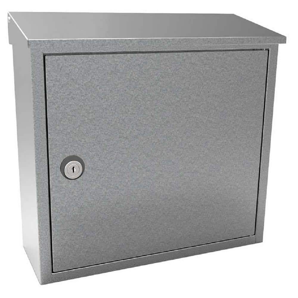 Galvanized Steel Small Lockable Wall Mounted Mailbox