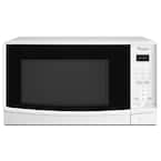 0.7 cu. ft. Countertop Microwave in White with Electronic Touch Controls