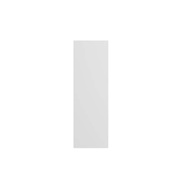 Kunal Kitchens - Bedford Shaker 0.75 in. W x 35 in. H x 11.25 in. D in Painted White Decorative Door in Assembled Wall Cabinet