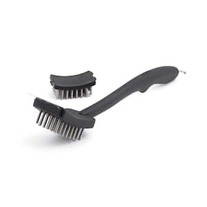 Coil Spring Grill Brush with Replacement Head
