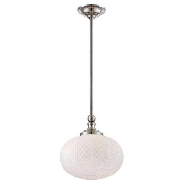 Unbranded Aspetto Collection 1-Light Nickel Pendant