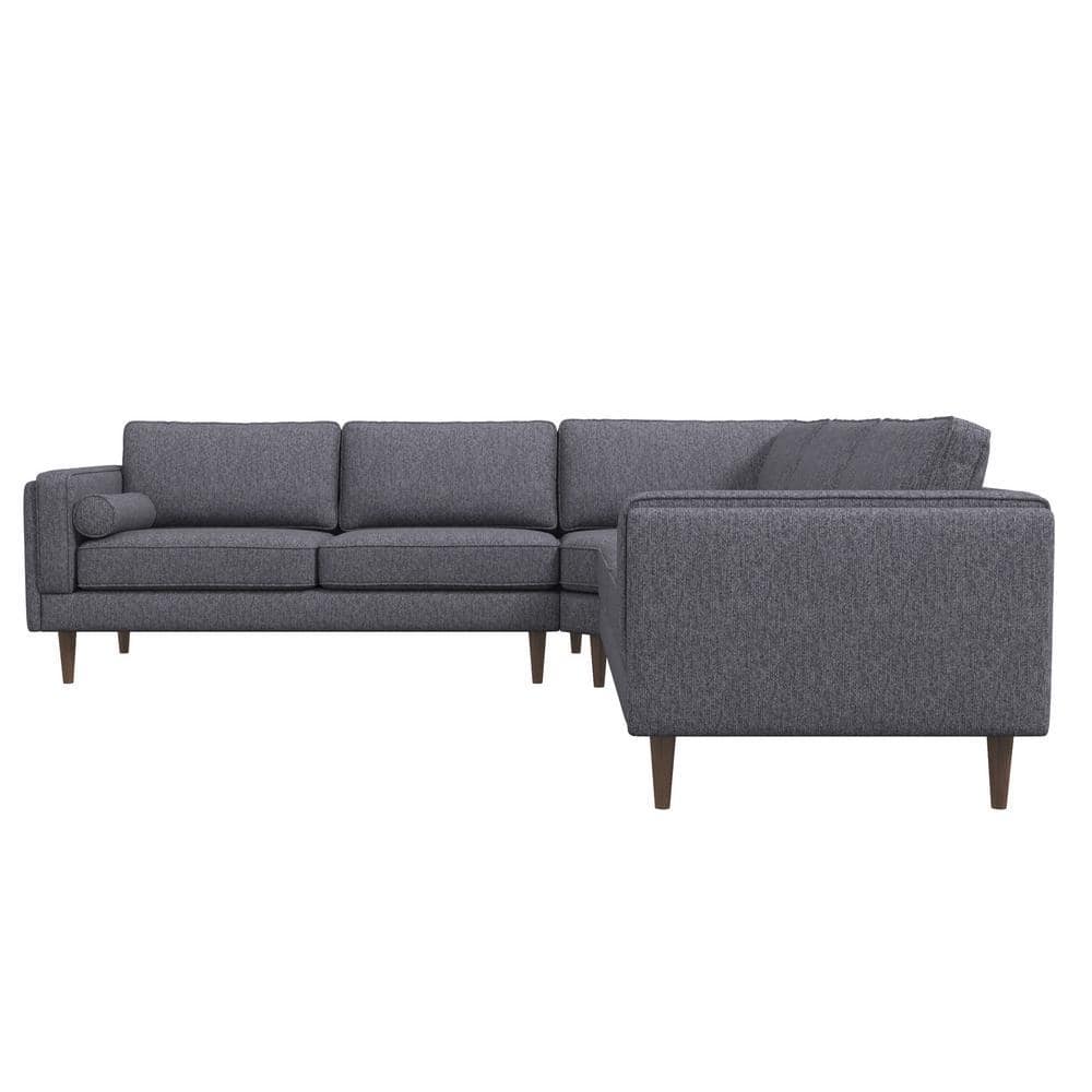 Ashcroft Furniture Co Franklin 103 in. W Square Arm Fabric Modern