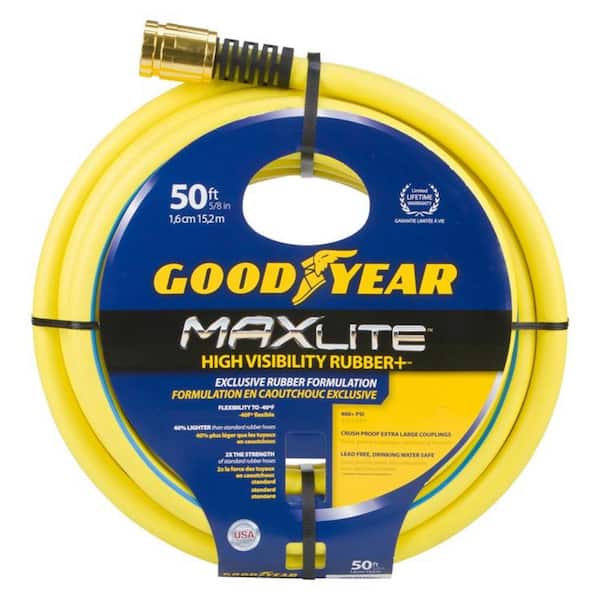 Goodyear MAXLite 5/8 in. x 50 ft. High Visibility Premium Duty Rubber Plus Water