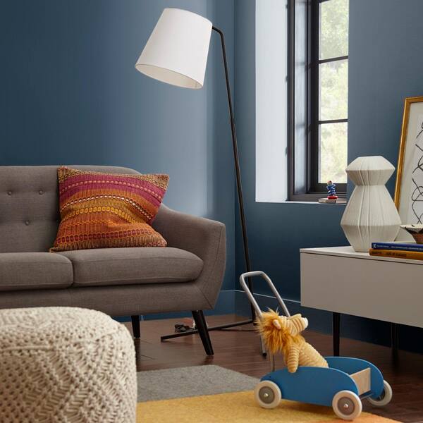 154A△ The Blue Mansion 108P BEHR DYNASTY 8 oz. #MQ5-54 Compass Blue One-Coat Hide Matte