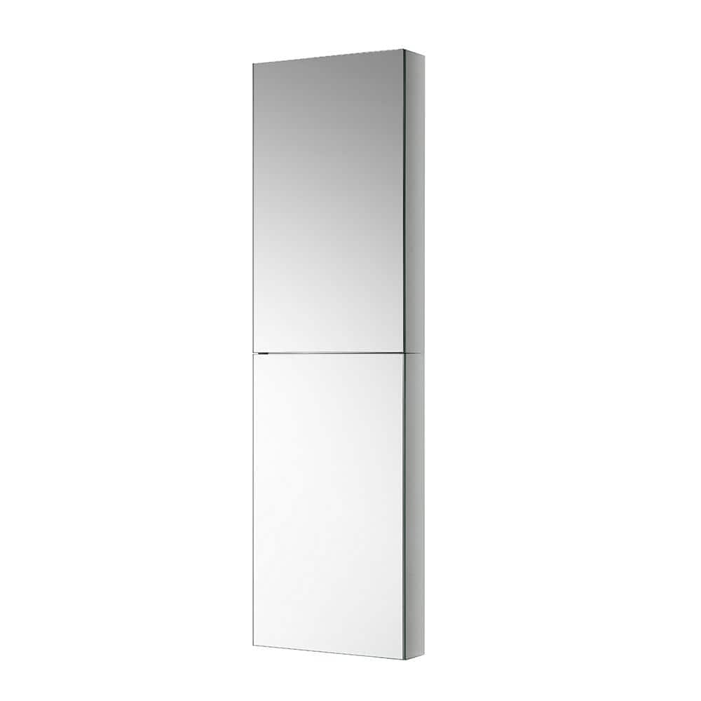 Fresca 15 in. W x 52 in. H x 5 in. D Frameless Recessed or Surface  