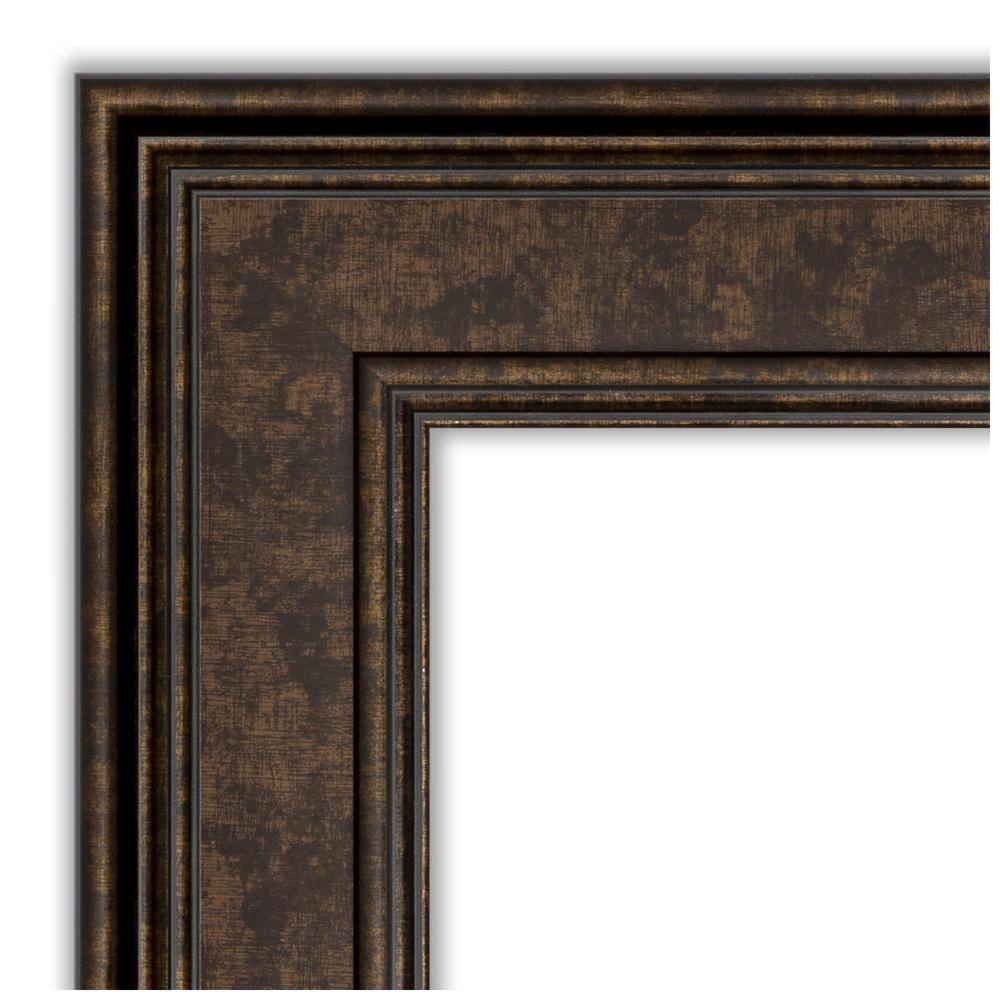 Burnished Bronze Framed Natural Cork Bulletin Board, 30" x 22"